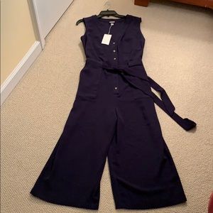 Navy Sleeveless Jumpsuit BRAND NEW!! NWT!